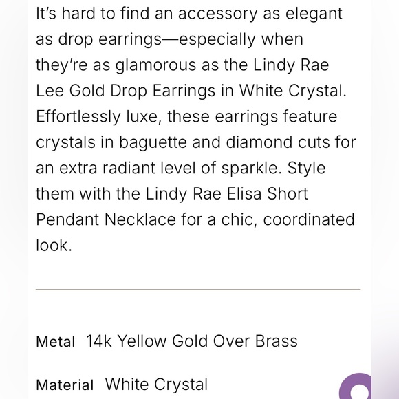NWT! RARE KENDRA SCOTT EARRINGS! 14K & CRYSTAL! WENT VIRAL ON TIKTOK! - Picture 2 of 2